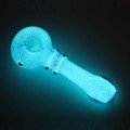 GLASS PIPE BLUE TUBE GLOW IN DARK GP7532 1CT
